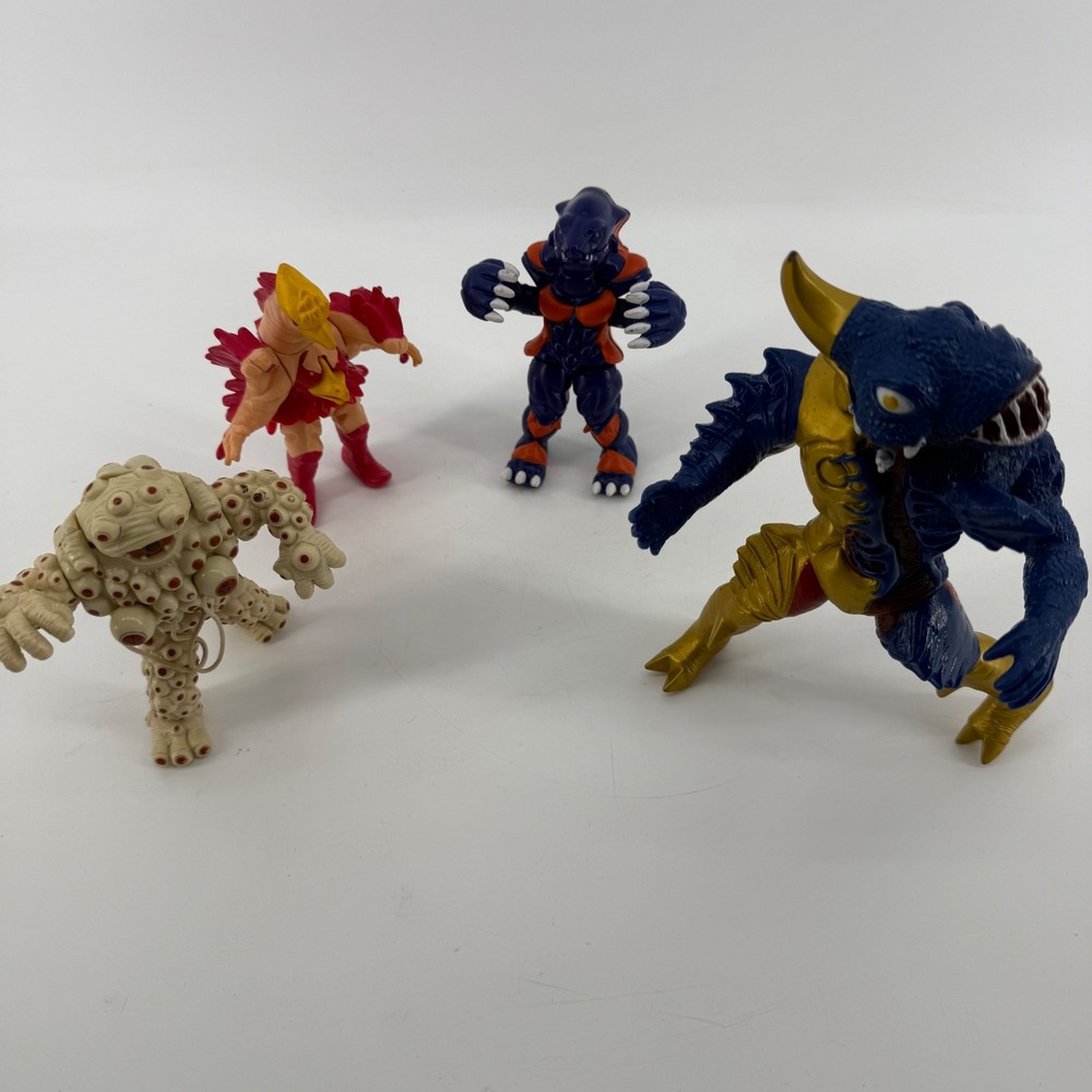 Vintage Power Rangers Villain Action Figure Lot Eye Guy Snizard Bandai 90s Toy‎